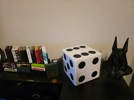 Oversized Dice Storage Case NO SUPPORTS NEEDED
