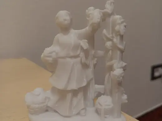 Statuina presepe (donna che raccoglie l'uva)