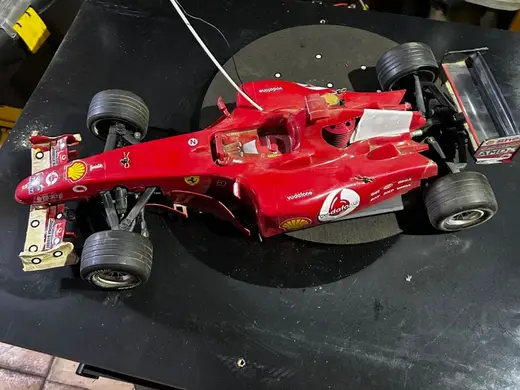 Ferrari F2002 1:10 model canopy