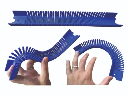 Flexible Raised Wall Racing Car Track Section