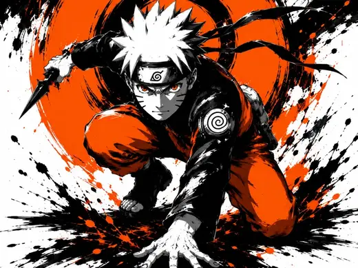 Naruto Ninja ColorPop Wall Art