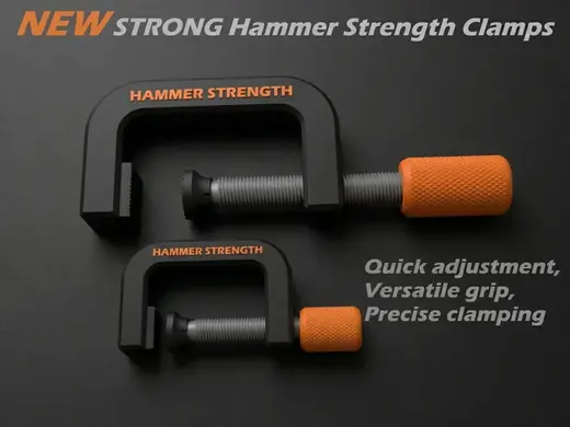 Hammer Strength Clamp, L-XL Size, Strong