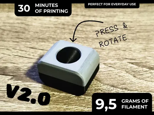 Press and Spin Fidget Ball v2.0