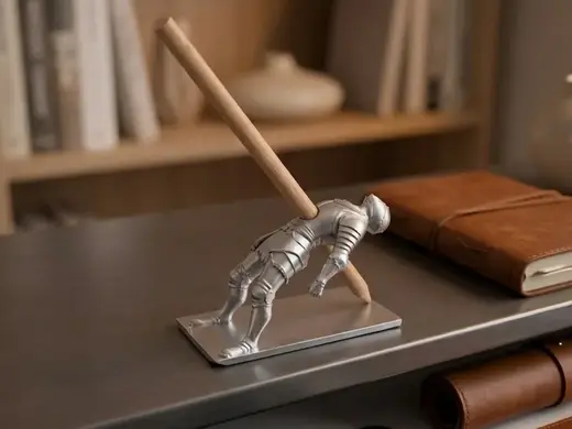 Dead Knight Pen Holder – Medieval Desk Organizer
