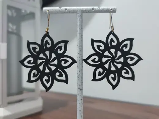 Aretes Encaje de la Luna
