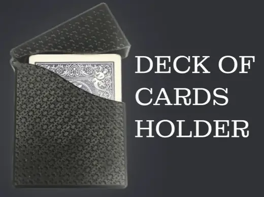 Deck of cards holder box