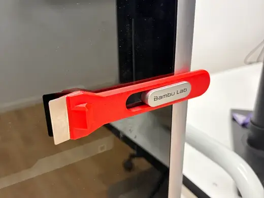 Door Handle Bed Scraper V2 X1C / P1S / P2S