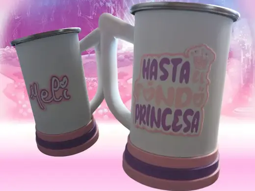 logo hasta el fondo princesa