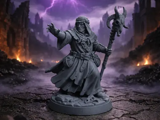 Battle Sorcerer - RPG Miniature