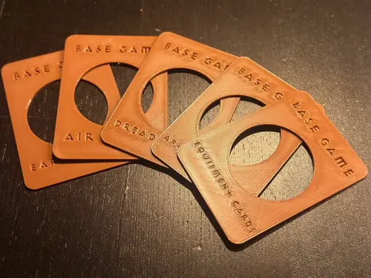 Hero Quest game card dividers