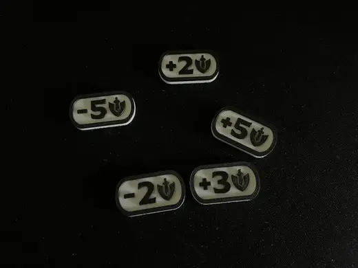 Riftbound Might Counters - Minus and Plus 1/2/3/5