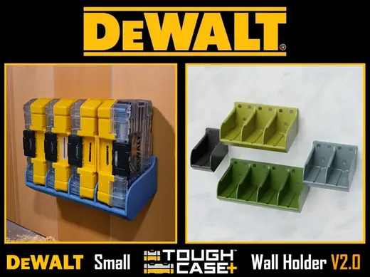 DeWALT Small ToughCase+ Holder V2.0 For Bare Wall