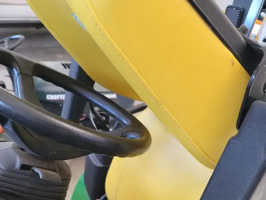 John Deere 1025r Seat Stop for use with backhoe