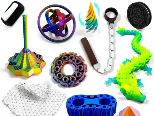 3d printed fidget compilation