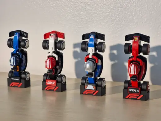Legó Minifigure F1 Vertical Stand