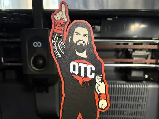 WWE 2D Roman Reigns table stand