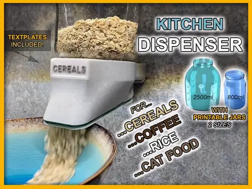 Kitchen Dispenser for Jars (included!)