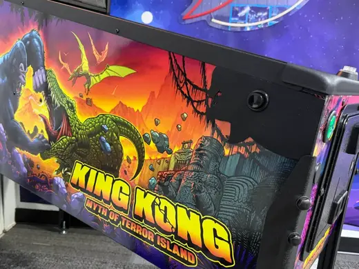King Kong pinball side armor