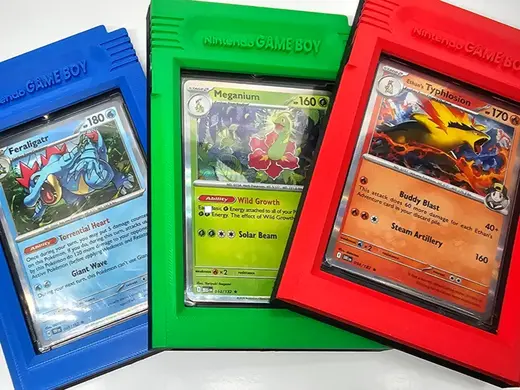 Toploader and Magnetic holder Retro Cartridge