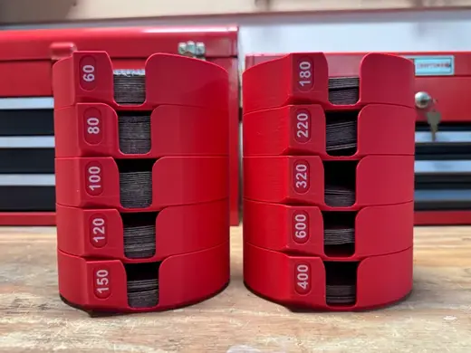3, 5, & 6 Inch Orbital Sanding Disc Holder