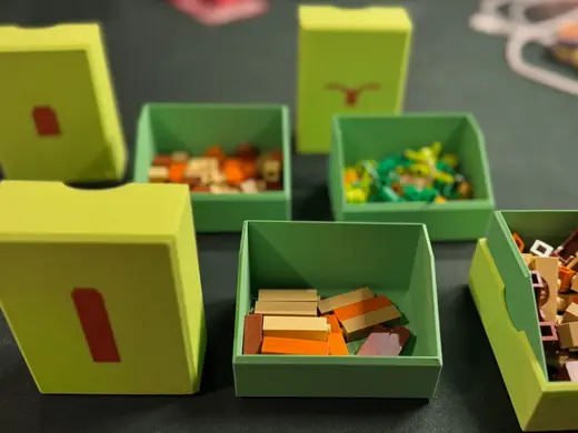 Monkey Palace Token Trays and Card Mat