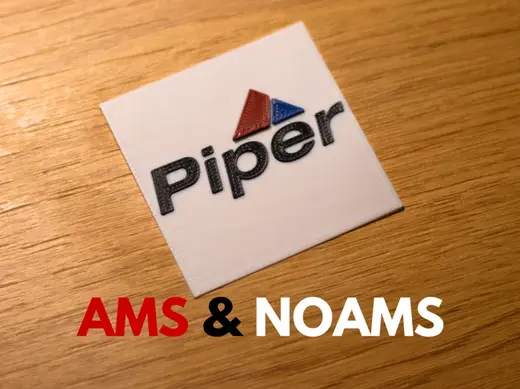 Piper Logo Decorative Plaque - NoAMS & AMS