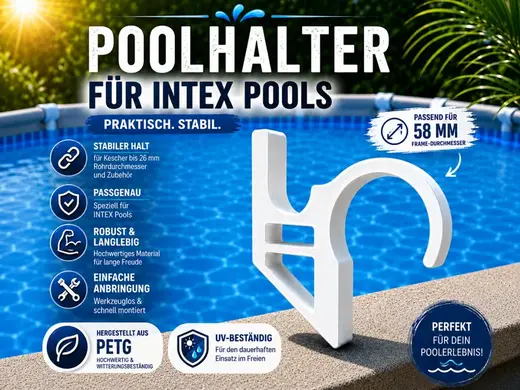 Intex Poolhalter für Kescher 58mm und Zubehör
