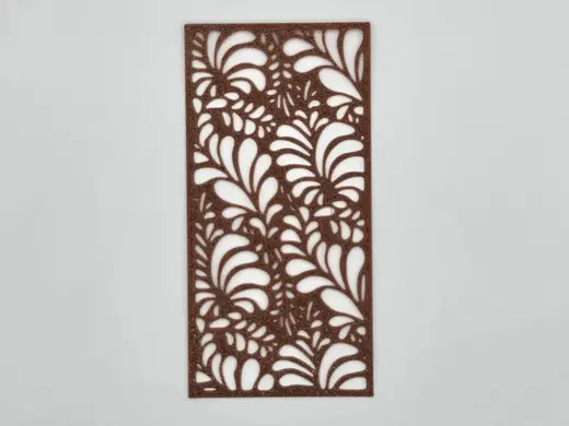 Tropical Leaf Lace Stencil Template