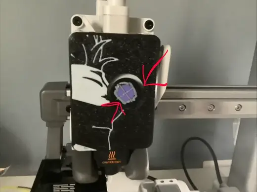 Hollow Purple A1 Mini/ A1 Extruder Wheel