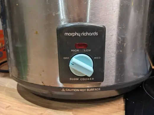 Morphy Richards 48718A 6.5L slow cooker knob