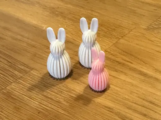 Cute Easter Bunny miniature minimalistic