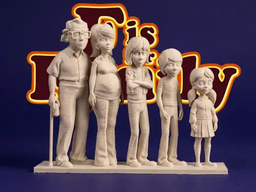 Murphy Family from F Is for Family 3D Model