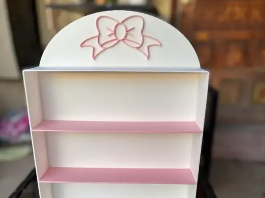 Coquette Bow Display Shelf Figurines