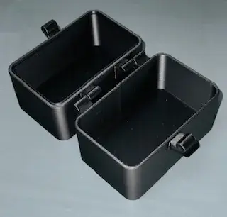 small storage box with Hinge print in place