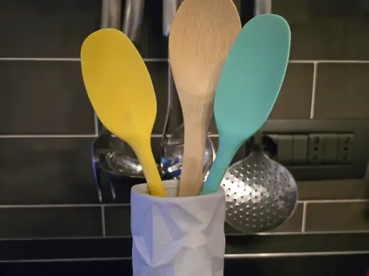 Porta Utensili Cucina cucchiai Sfaccettato minimal