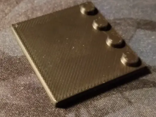4x4 flat with Studs on One Edge 6179