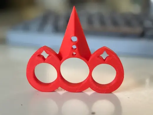 Knuckle Knife, Finger Gadgets, Fun & Quick Print