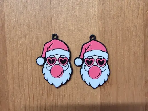 Cute Santa Earrings