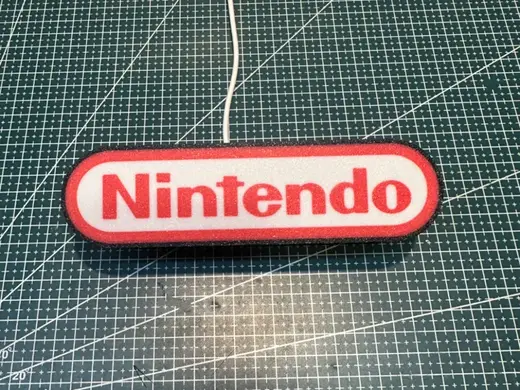 Nintendo Lightbox Logo – Gaming LED Sign