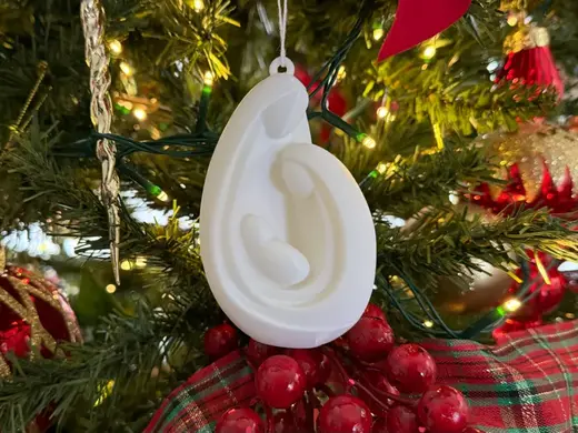 Nativity Christmas Ornament Christ Mary & Joseph