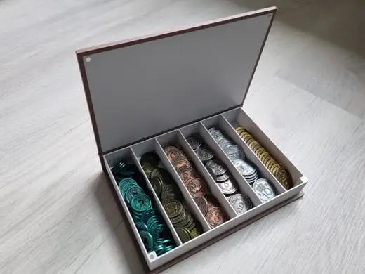 Boardgame Coin Book | Magnetic Storage Metal Coins