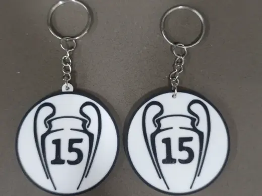 Real Madrid Champions League Keychain