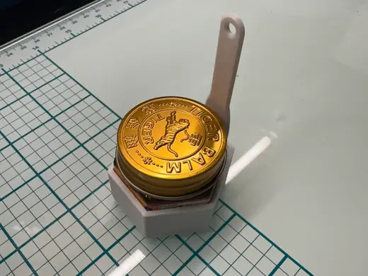 Tiger Balm and Makeup Spatula Holder