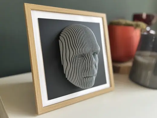 Voldemort layered sculpture
