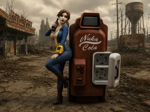Vault Girl - Nuka Cola Version - FanArt