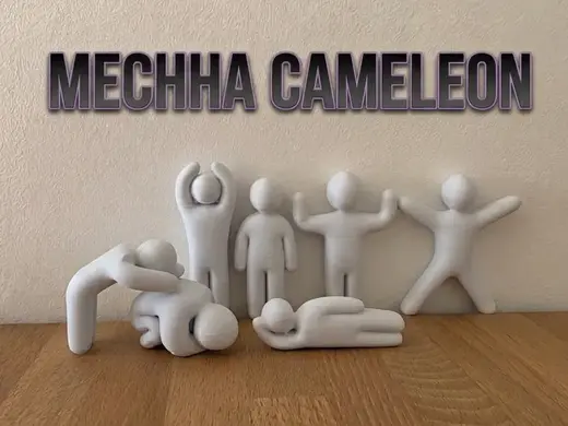 MECCHA CAMELEON Personnage à peindre