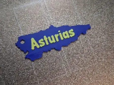llavero perfil Asturias