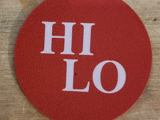 Poker HI / HI-LO Button