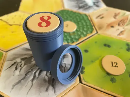 Zahlenchips Aufbewahrung Box für Siedler von Catan