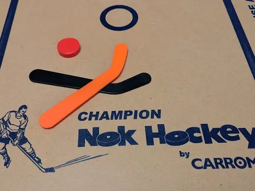 Nok Hockey Sticks and Puck - Improved Design!